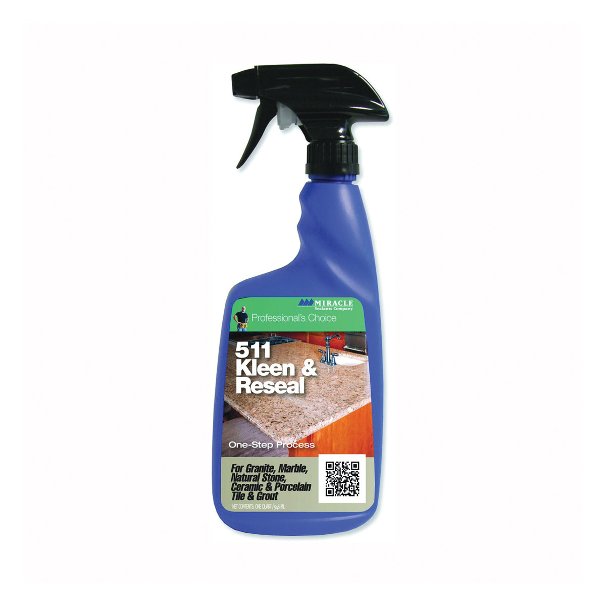 MIRACLE SEALANTS KL-RE-32OZ-6/1 Kleen and Reseal, 32 oz, Floral, Purple