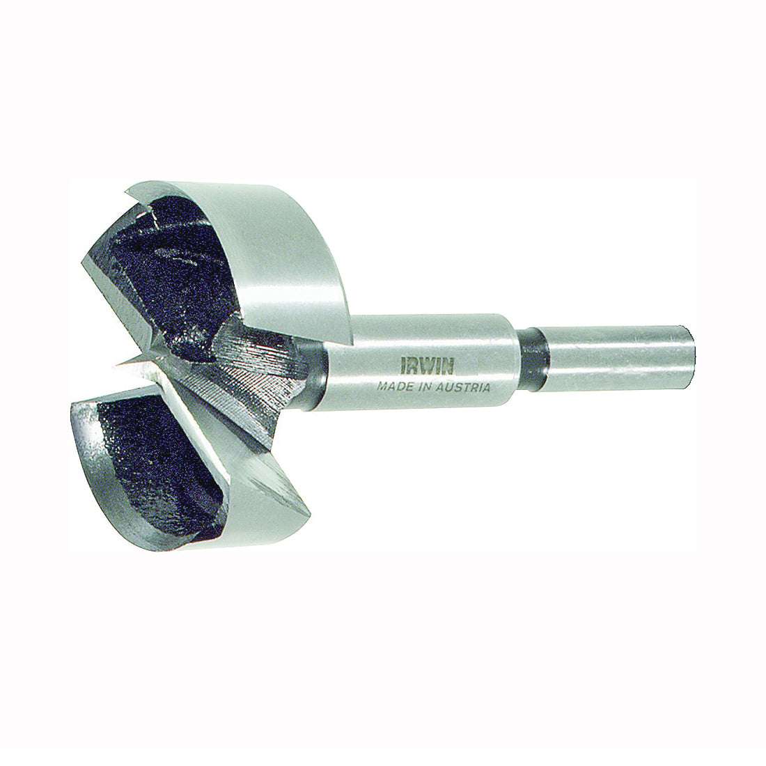 IRWIN 1966934/42924 Forstner Bit, 1-1/2 in Dia, 3-1/2 in OAL, 1-Flute, 3/8 in Dia Shank, Reduced Shank