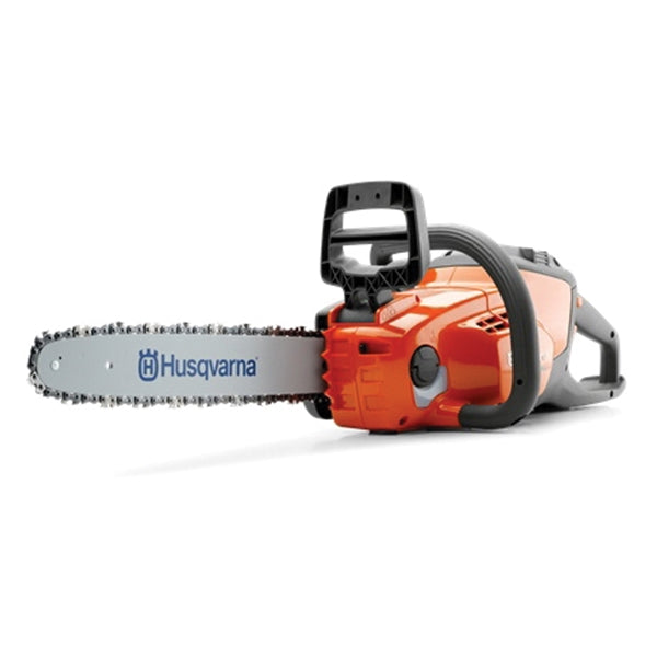 Husqvarna 120I Chainsaw, 36.5 V Battery, Lithium-Ion Battery, 14 in L Bar/Chain, 3/8 in Bar/Chain Pitch
