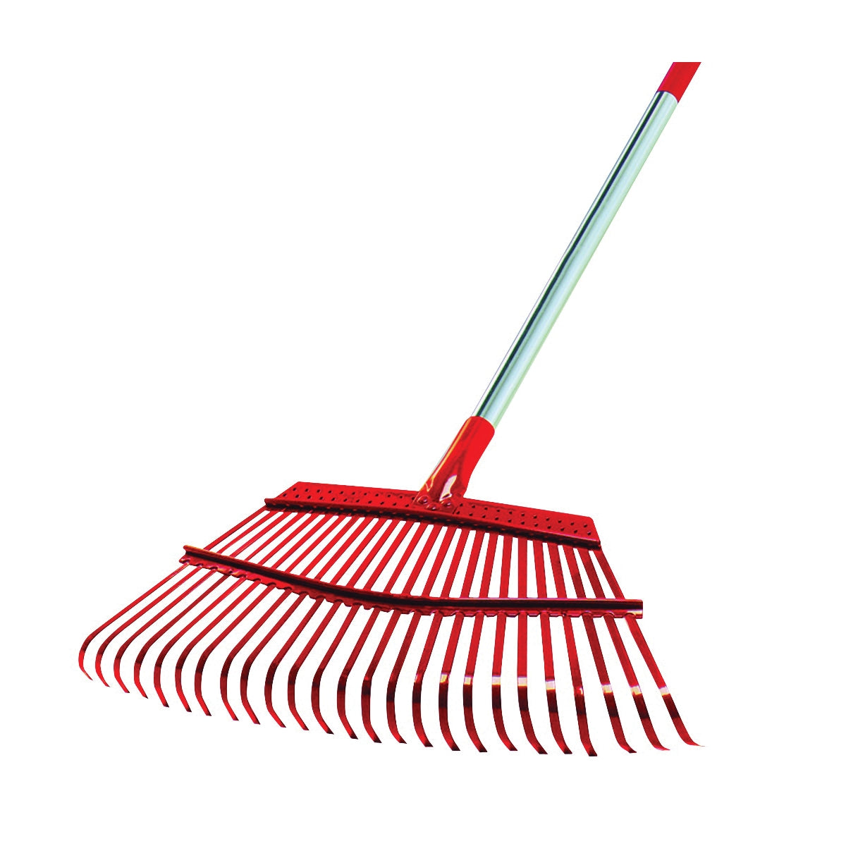 CORONA RK 62061 Leaf Rake, Steel Tine, 25-Tine, Aluminum Handle, 54 in L Handle