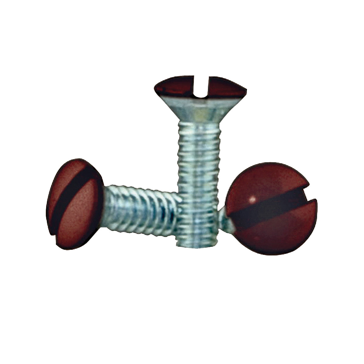 Eaton Wiring Devices BP231B-SP Wallplate Screw, 1/2 in L, Metal