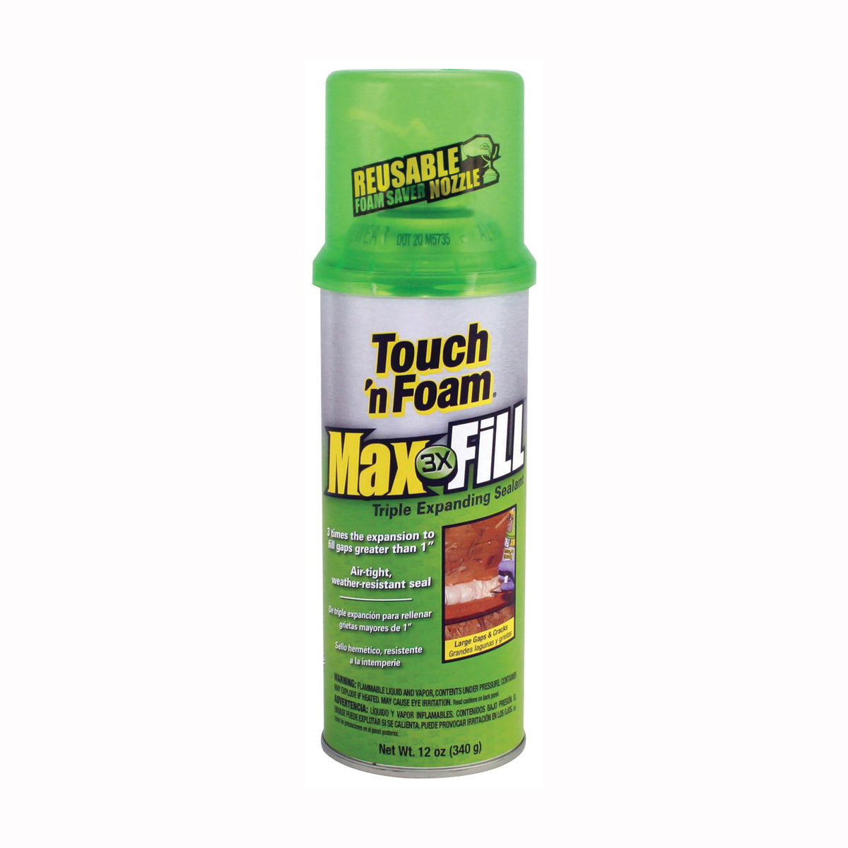 Touch &#39;n Foam 4001031212 Foam Sealant, Amber, 12 oz Can