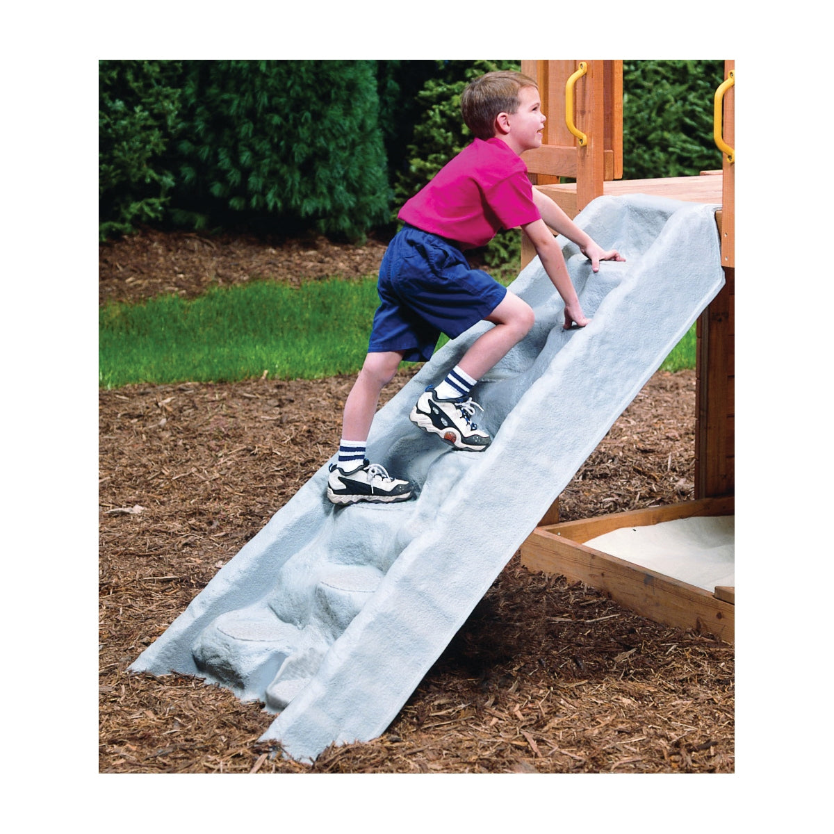 PLAYSTAR PS 8850 Climbing Wall, HDPE, Gray