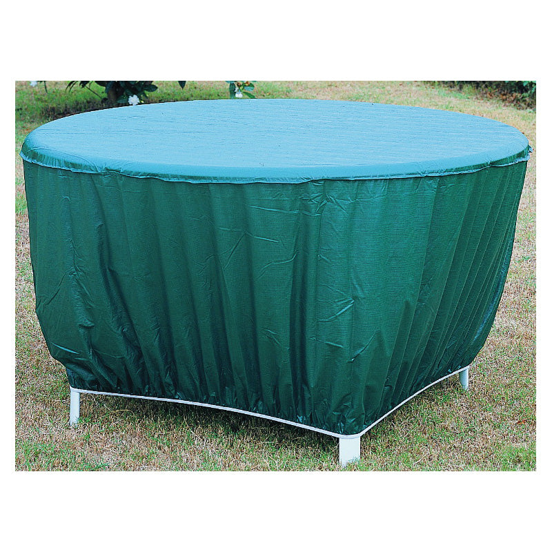 Seasonal Trends Table Cover, 53 in L, 53 in W, 24 in H, Vinyl, Green