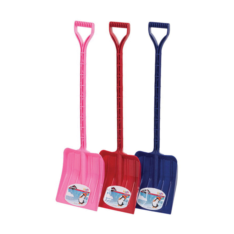 GARANT GKPS09D12 Kids Snow Shovel, 9 in W Blade, 10-3/8 in L Blade, Square point Blade, Polyethylene Blade, 38 OAL