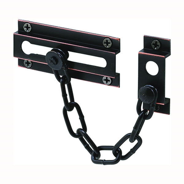 Defender Security U-10305 Chain Door Guard, Solid Brass, Classic Bronze