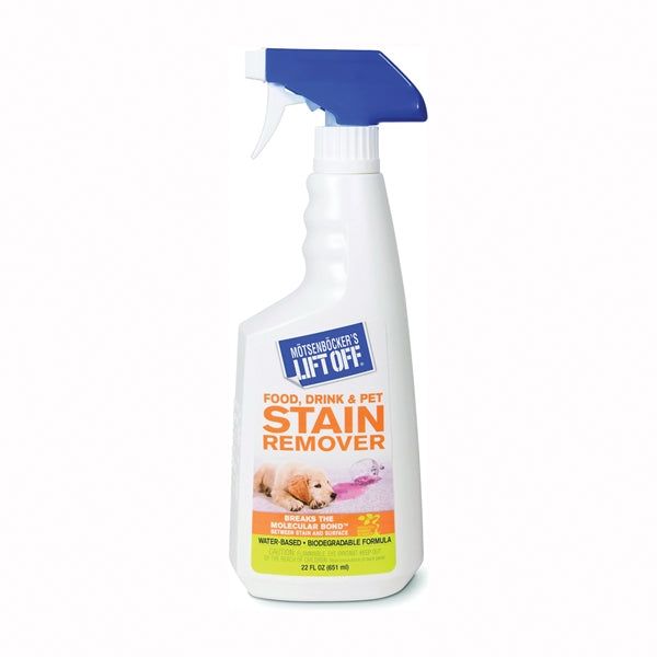 MOTSENBOCKER'S LIFT OFF 405-01 Stain Remover, 22 oz, Liquid, Mild, Clear