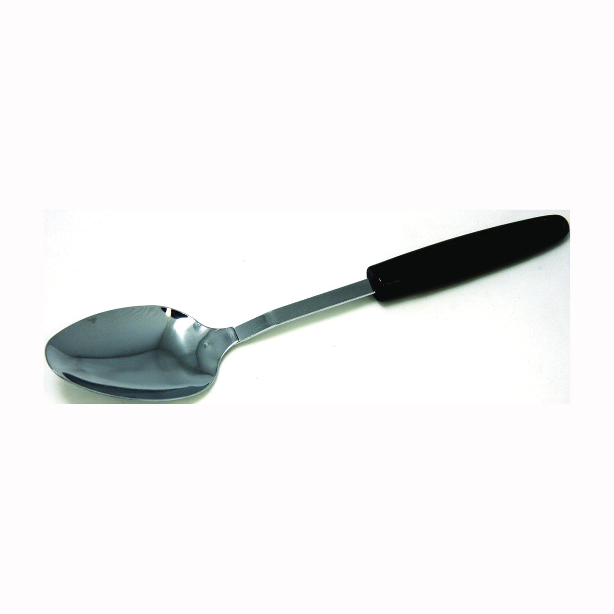 CHEF CRAFT 12930 Basting Spoon, 12 in OAL, Stainless Steel, Black, Chrome