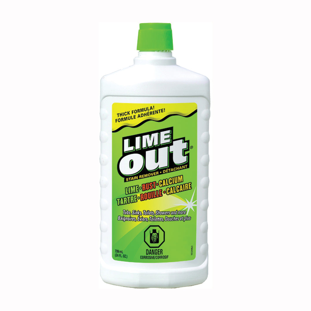 LIME OUT C-AO06N Stain Remover, 709 mL, Liquid, Lime, Blue