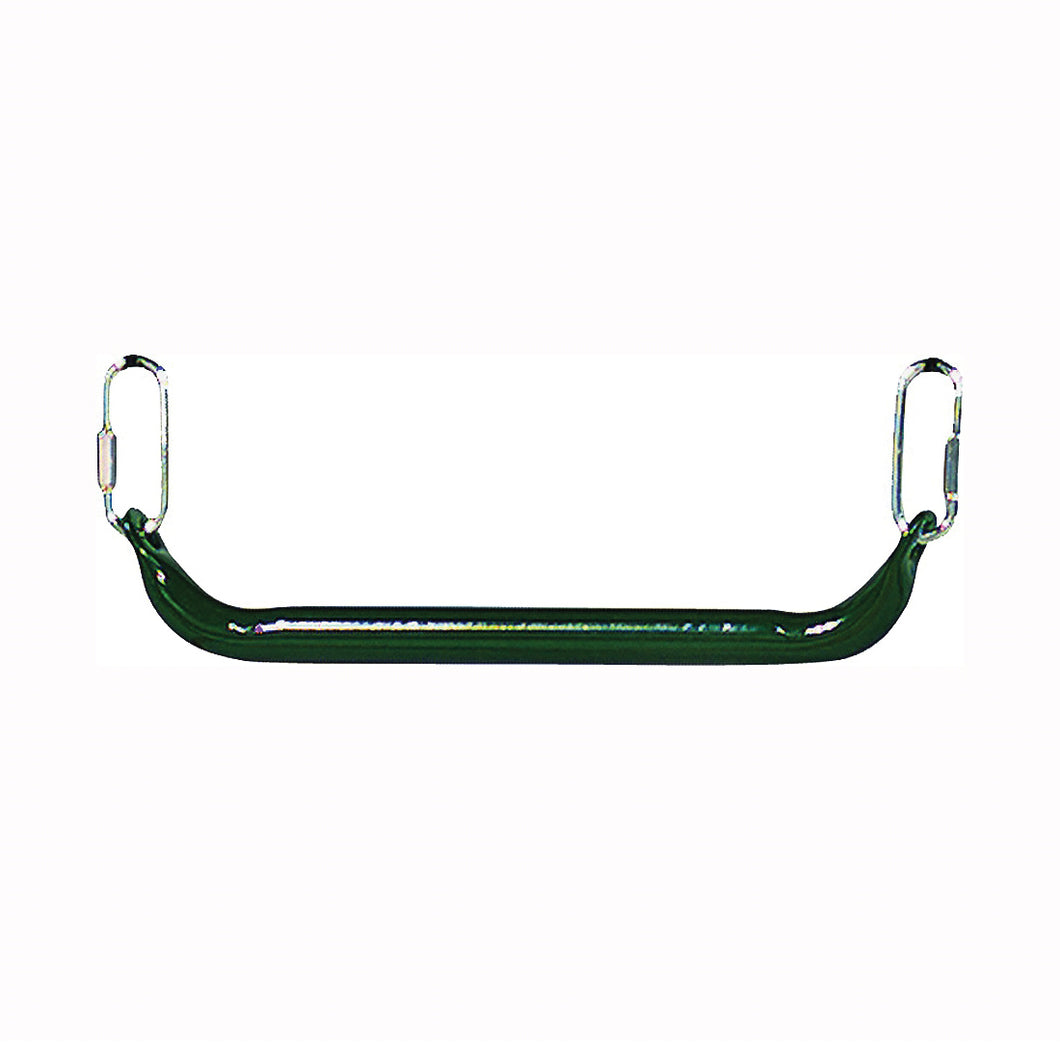 PLAYSTAR PS 7538 Trapeze Bar, Steel, Green, Rubber-Coated