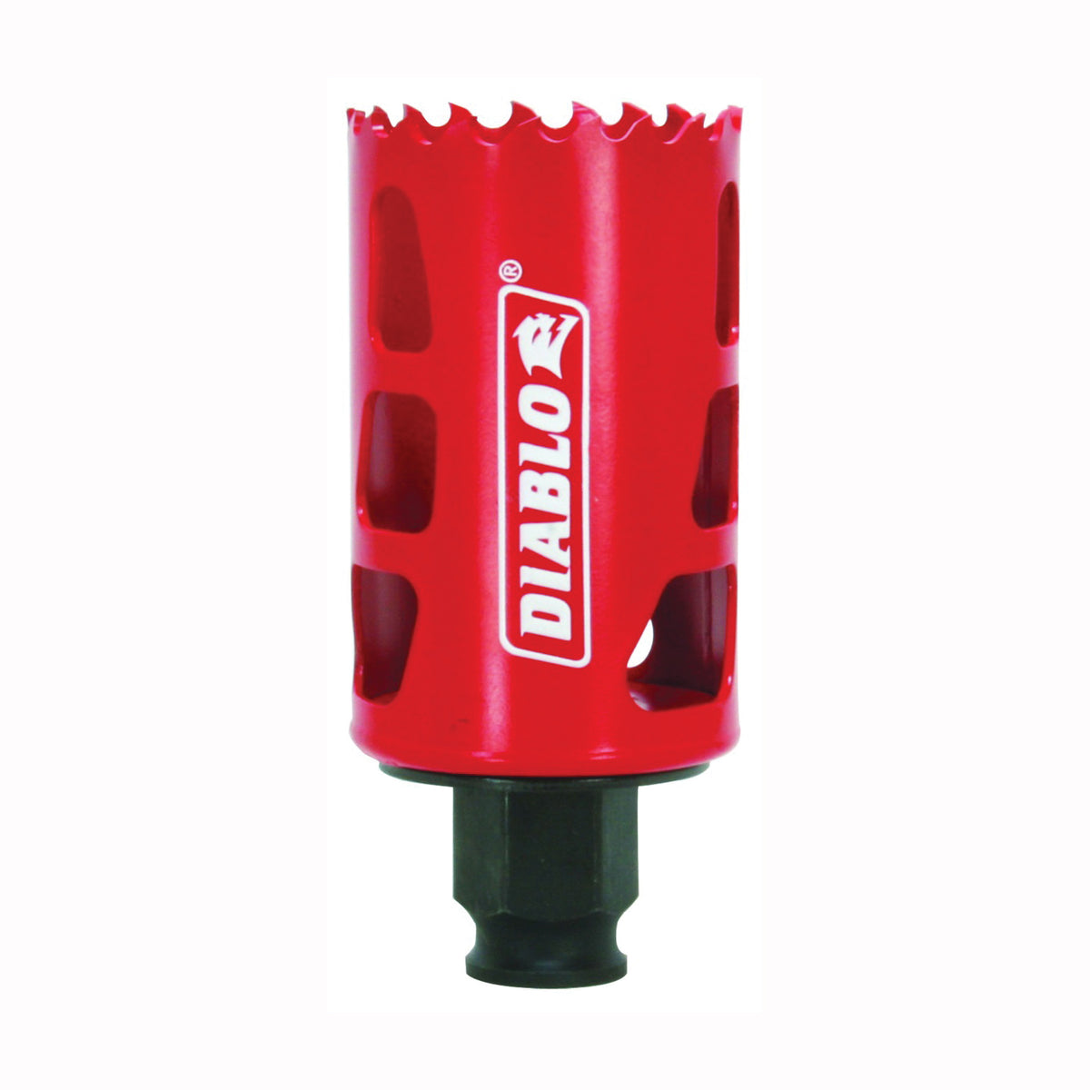 Diablo DHS1625 Hole Saw, 1-5/8 in Dia, 2-3/8 in D Cutting, 3/8 in Arbor, Bi-Metal Cutting Edge