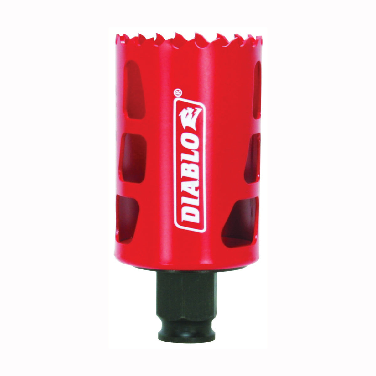 Diablo DHS1750 Hole Saw, 1-3/4 in Dia, 2-3/8 in D Cutting, 3/8 in Arbor, Bi-Metal Cutting Edge