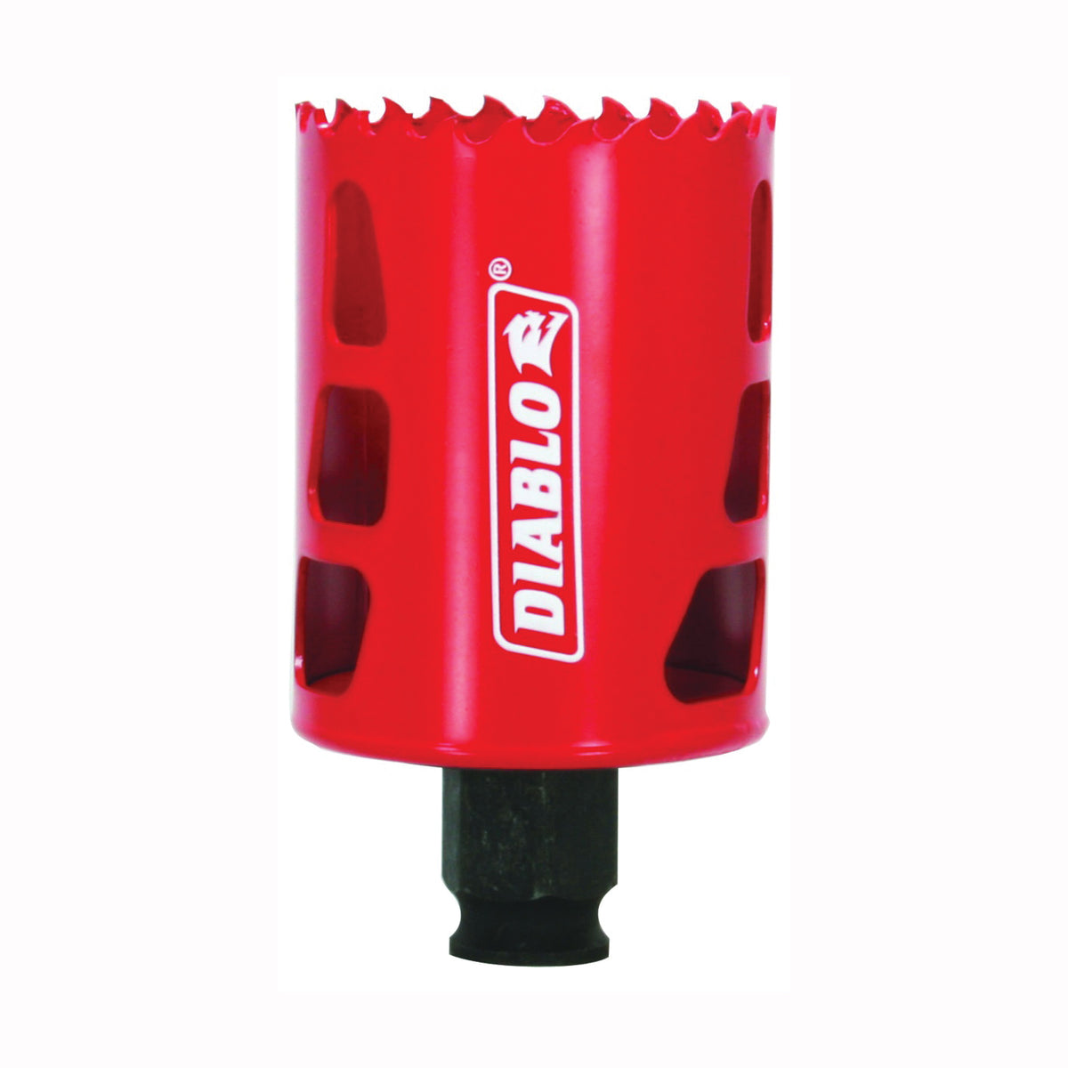 Diablo DHS2000 Hole Saw, 2 in Dia, 2-3/8 in D Cutting, 3/8 in Arbor, Bi-Metal Cutting Edge