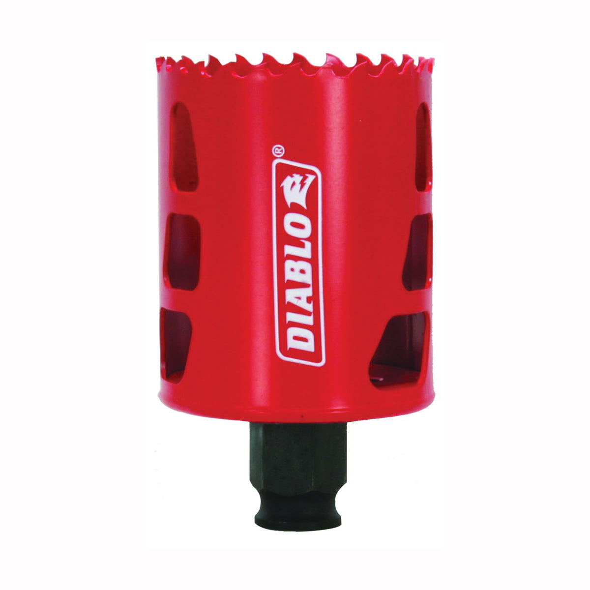 Diablo DHS2125 Hole Saw, 2-1/8 in Dia, 2-3/8 in D Cutting, 3/8 in Arbor, Bi-Metal Cutting Edge