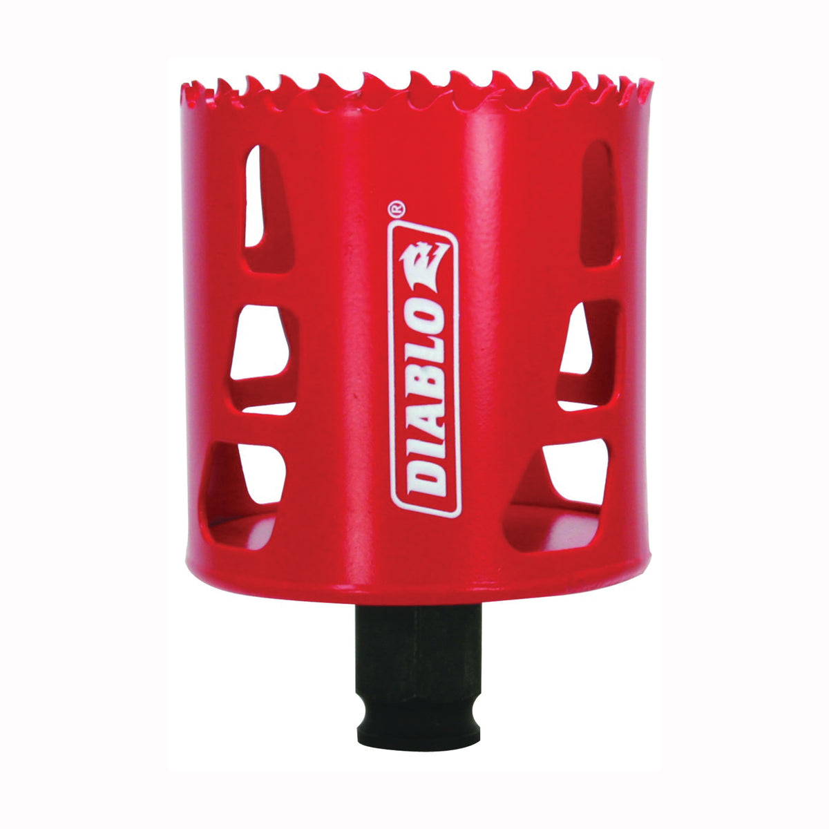 Diablo DHS2500 Hole Saw, 2-1/2 in Dia, 2-3/8 in D Cutting, 3/8 in Arbor, Bi-Metal Cutting Edge