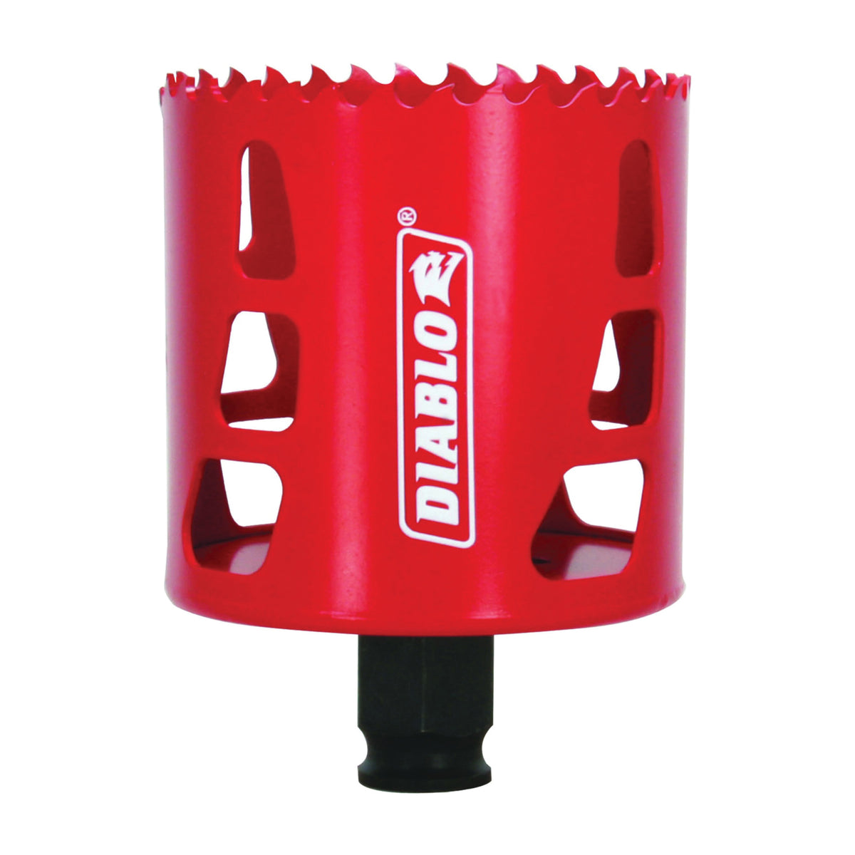 Diablo DHS2625 Hole Saw, 2-5/8 in Dia, 2-3/8 in D Cutting, 3/8 in Arbor, Bi-Metal Cutting Edge