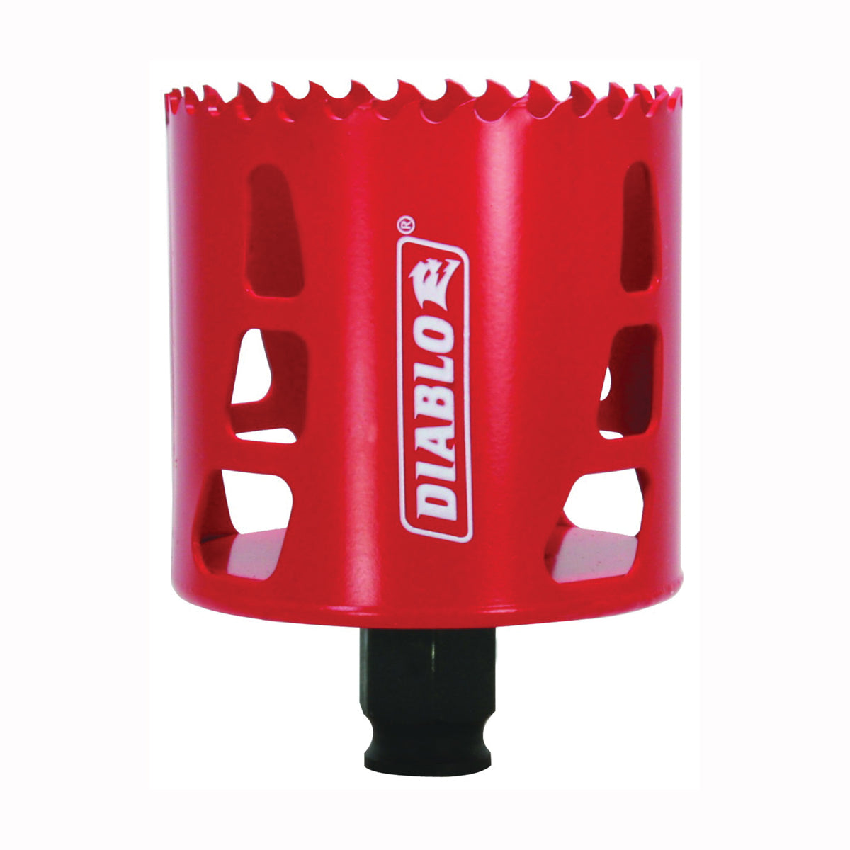 Diablo DHS2687 Hole Saw, 2-11/16 in Dia, 2-3/8 in D Cutting, 3/8 in Arbor, Bi-Metal Cutting Edge