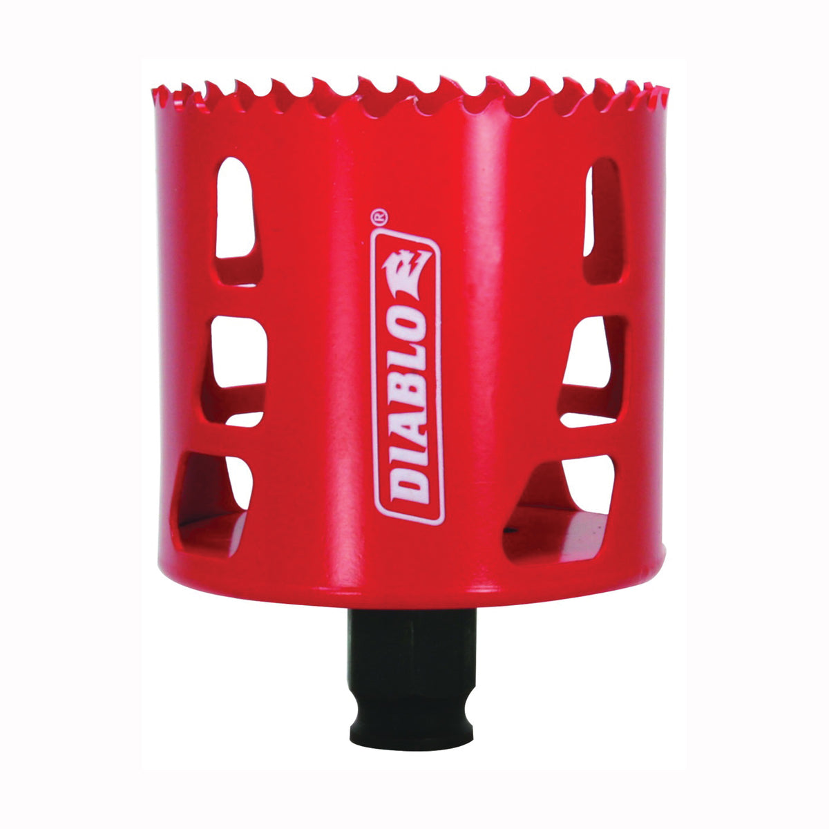 Diablo DHS2750 Hole Saw, 2-3/4 in Dia, 2-3/8 in D Cutting, 3/8 in Arbor, Bi-Metal Cutting Edge