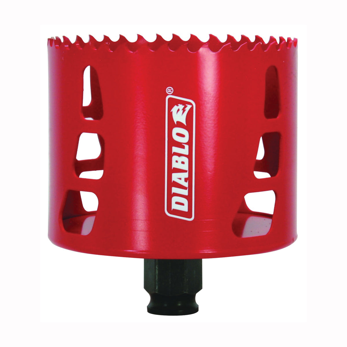 Diablo DHS3250 Hole Saw, 3-1/4 in Dia, 2-3/8 in D Cutting, 3/8 in Arbor, Bi-Metal Cutting Edge