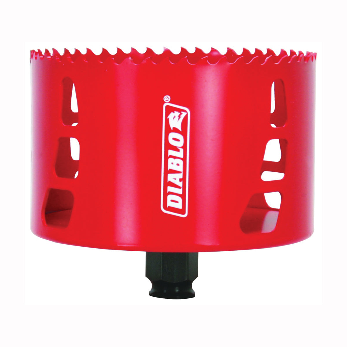 Diablo DHS4125 Hole Saw, 4-1/8 in Dia, 2-3/8 in D Cutting, 3/8 in Arbor, Bi-Metal Cutting Edge