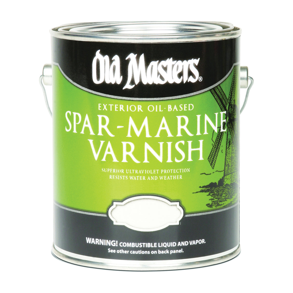 Old Masters 74601 Spar Urethane Paint, Semi-Gloss, Liquid, Clear, 1 gal, Can