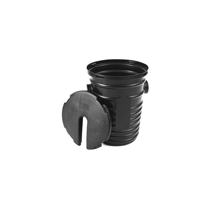 ADS 1524ADH Sump Well, 14 gal Tank, HDPE, Black