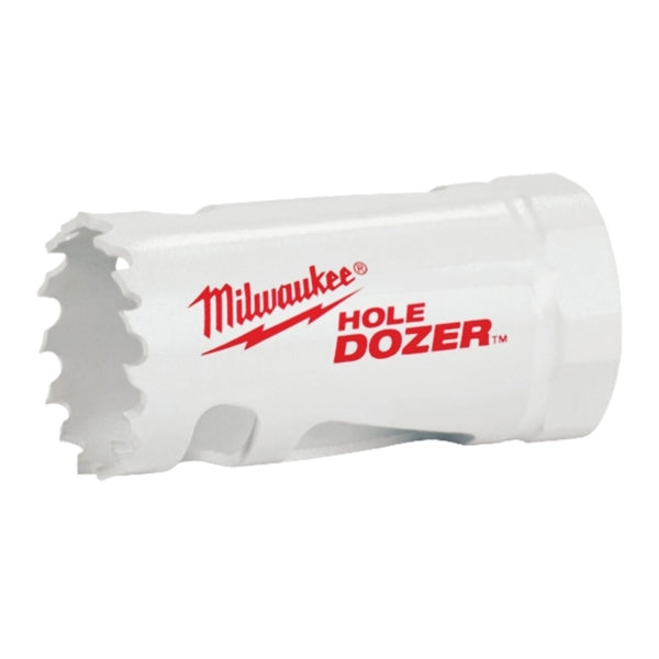 Milwaukee Hole Dozer 49-56-0237 Hole Saw, 4-3/4 in Dia, 1-5/8 in D Cutting, 5/8-18 Arbor, 3 TPI