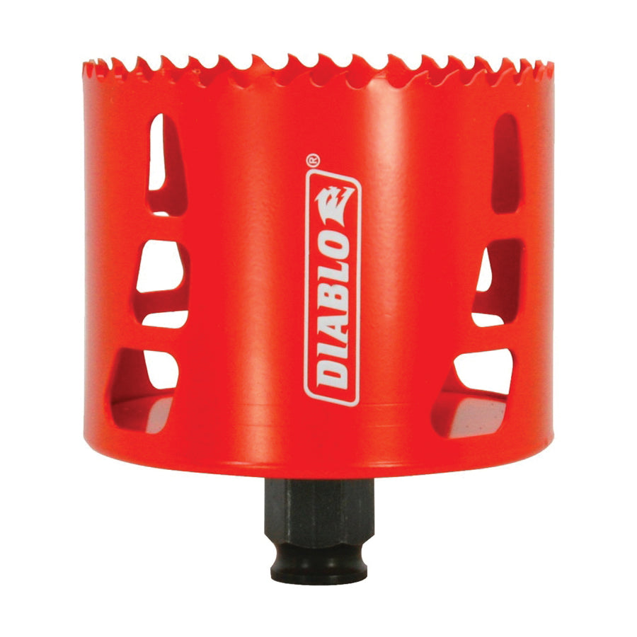 Diablo DHS3375 Hole Saw, 3-3/8 in Dia, 2-3/8 in D Cutting