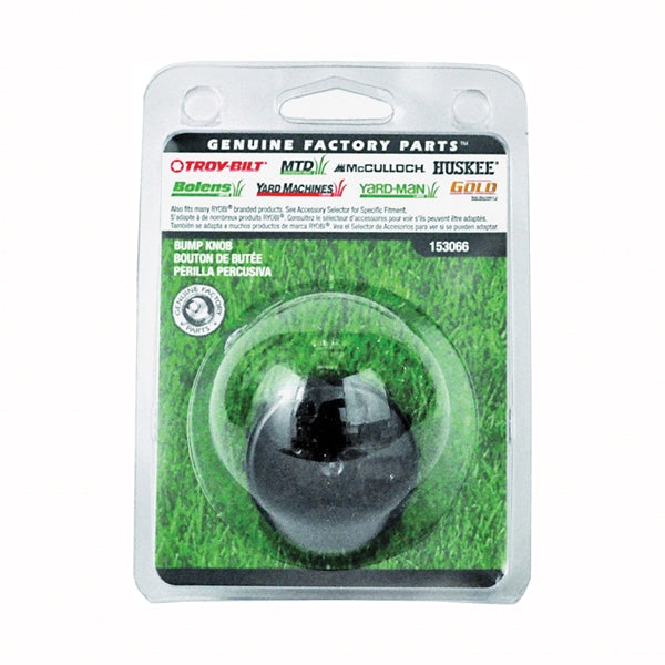 MTD 49M3066P953 Bump Knob, Black, For: Ryobi String Trimmer