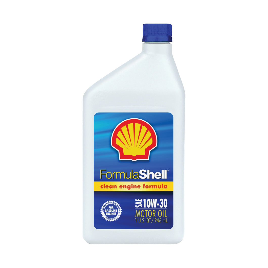 Formula Shell Clean Engine 550024081 Motor Oil, 10W-30, 1 qt Bottle