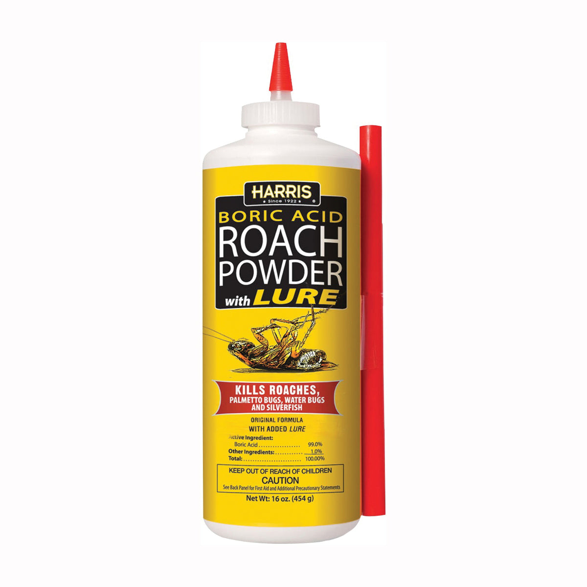HARRIS HRP-16 Roach Killer, Powder, 16 oz