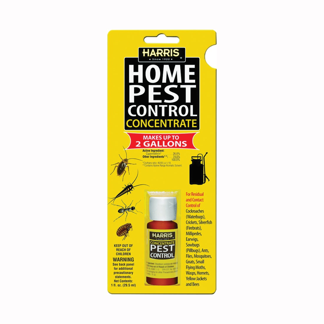 HARRIS HPC-1 Pest Control, Liquid, 1 oz