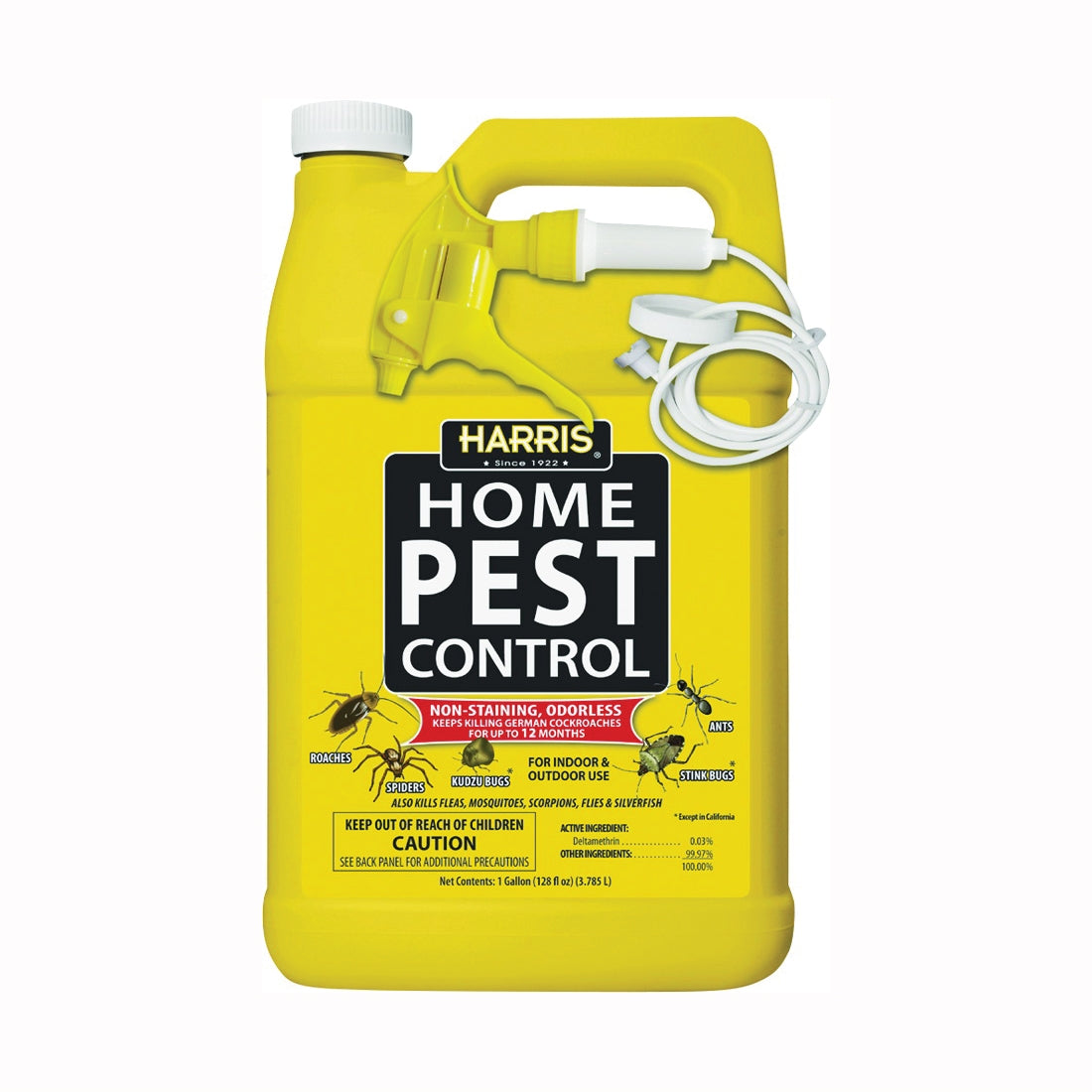 HARRIS HPC-128 Home Pest Control, Liquid, 128 oz