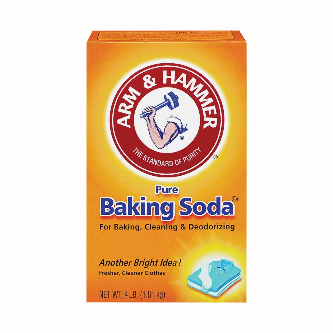 ARM &amp; HAMMER 01170 Baking Soda, 4 lb Box