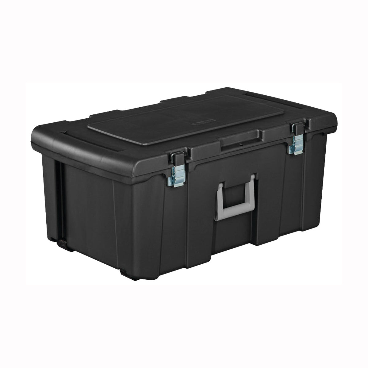 Sterilite 18429001 Footlocker, 92 qt Volume, Plastic, Black