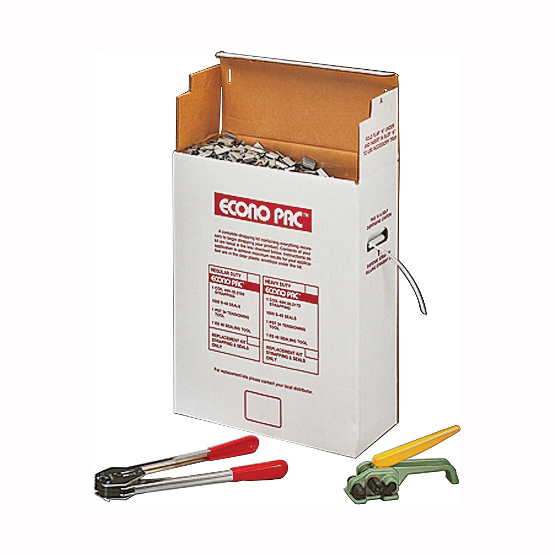 Nifty Wrapper SEP48HD Jumbo Strapping Kit, Heavy-Duty, Plastic, White