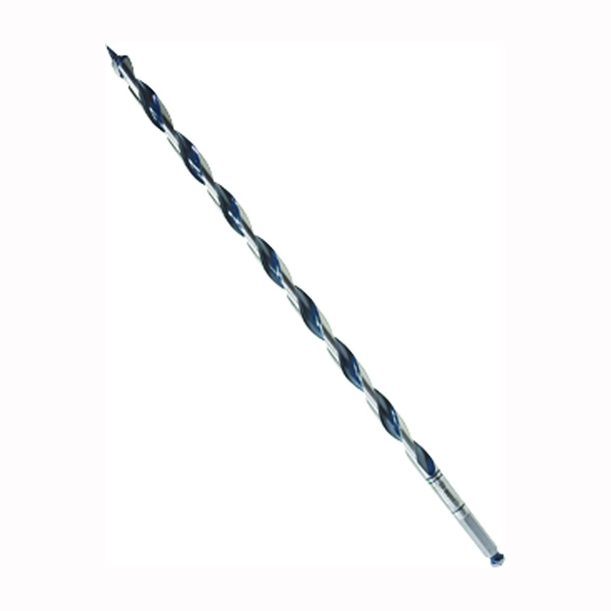 Bosch NKLT10 Auger Drill Bit, 5/8 in Dia, 17-1/2 in OAL, Open-Faced Flute, 7/16 in Dia Shank, Hex Shank