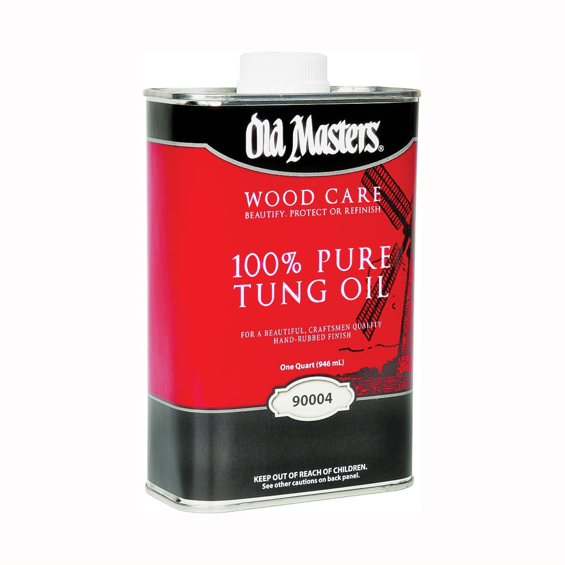 Old Masters 90004 Tung Oil, Liquid, 1 qt, Can
