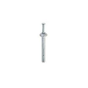 RED HEAD Hammer-Set 35305 Anchor, 1/4 in Dia, 2 in L, Steel, Zinc