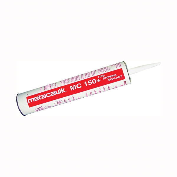 Metacaulk MC 150+ Series 66648 Firestop Sealant, Red, 40 to 120 deg F, 10.3 oz Cartridge