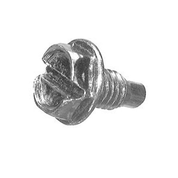 Halex 63299 Ground Screw, #10-32 Thread, Hex Drive, Steel, 10 BX