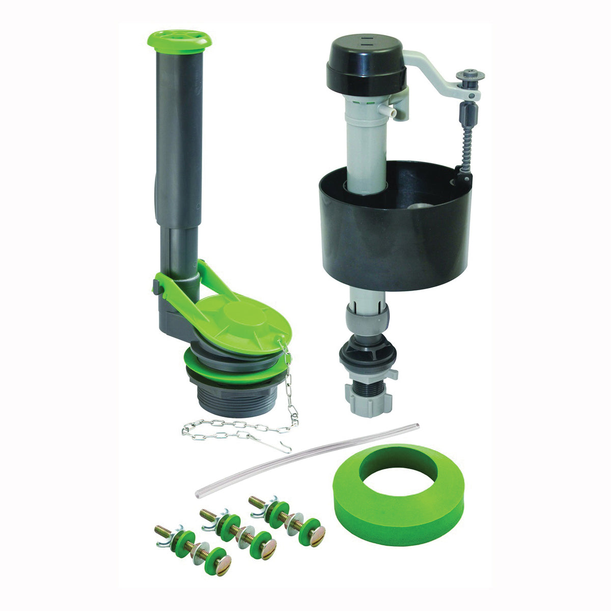 Keeney K830-16BX Toilet Tank Repair Kit, Plastic, Gray/Green