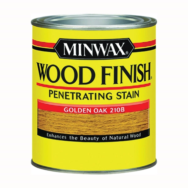 Minwax Wood Finish 221024444 Wood Stain, Golden Oak, Liquid, 0.5 pt, Can