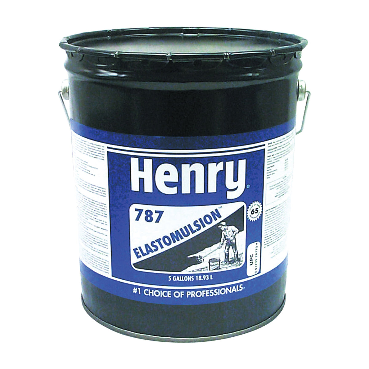 Henry HE787074 Damp Proofing, Black, 18.93 L Pail, Liquid