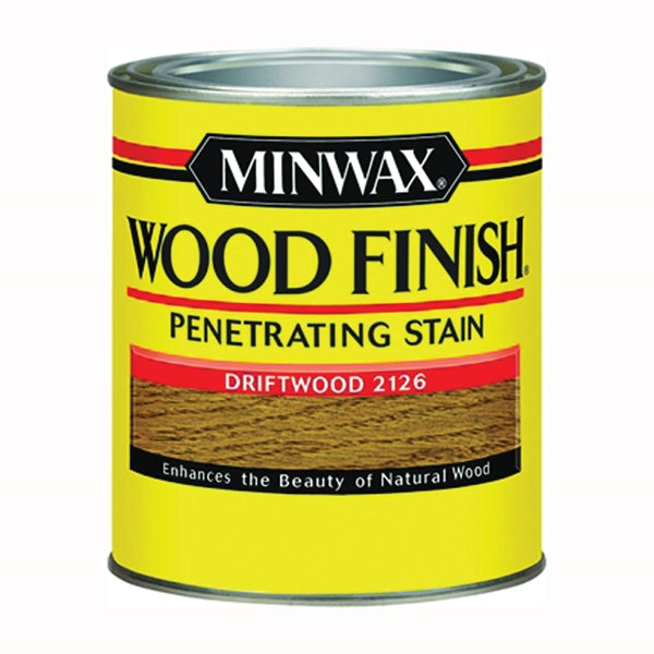 Minwax Wood Finish 221264444 Wood Stain, Driftwood, Liquid, 0.5 pt, Can