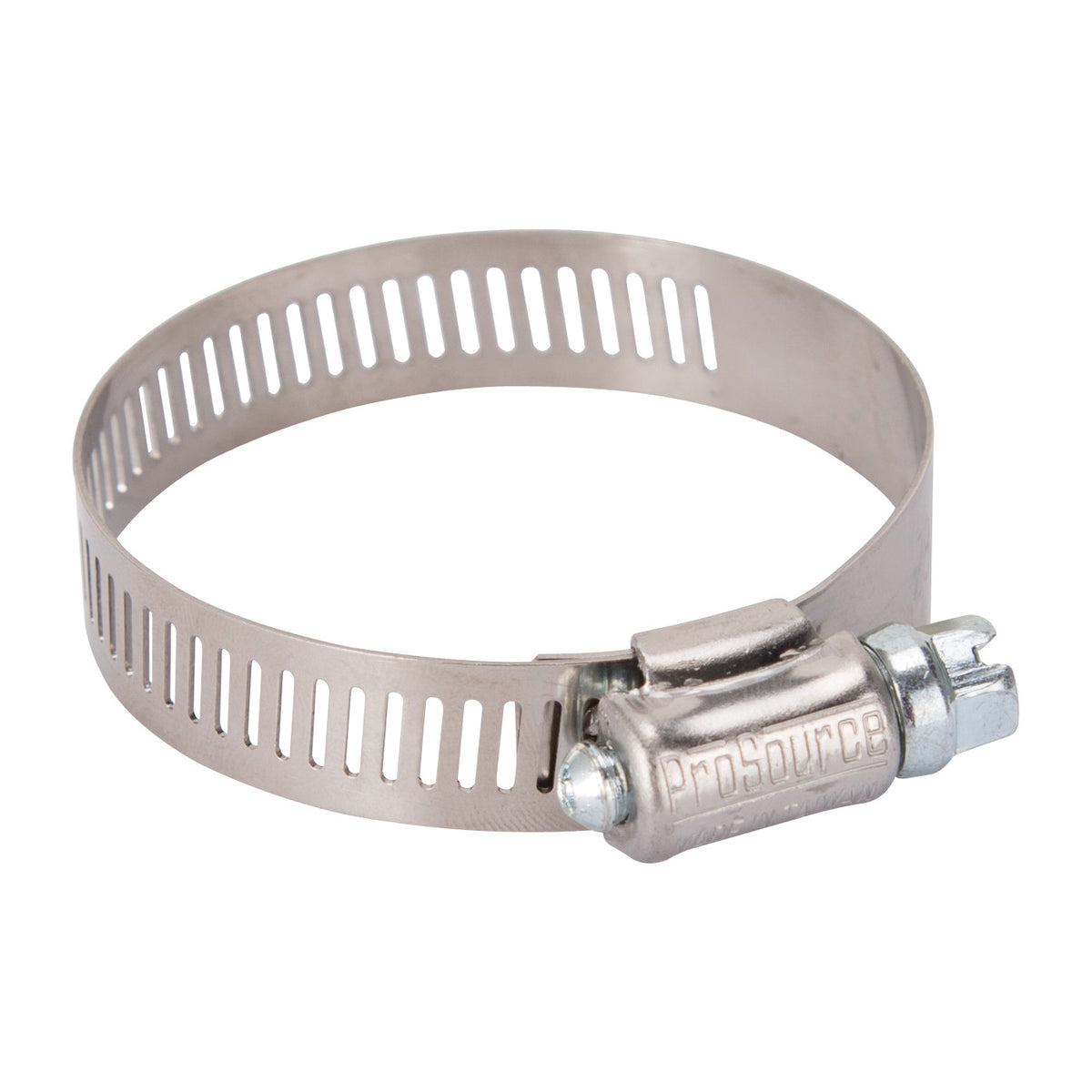 ProSource HCRAN28 Interlocked Hose Clamp, Stainless Steel, Stainless Steel