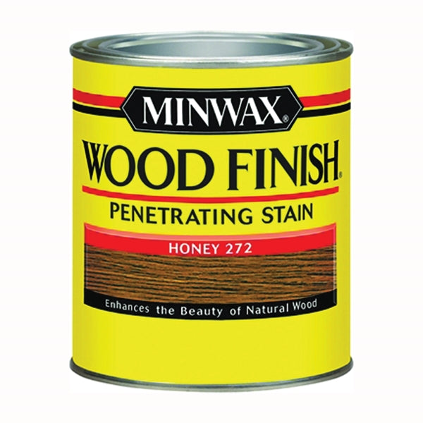Minwax Wood Finish 227624444 Wood Stain, Honey, Liquid, 0.5 pt, Can