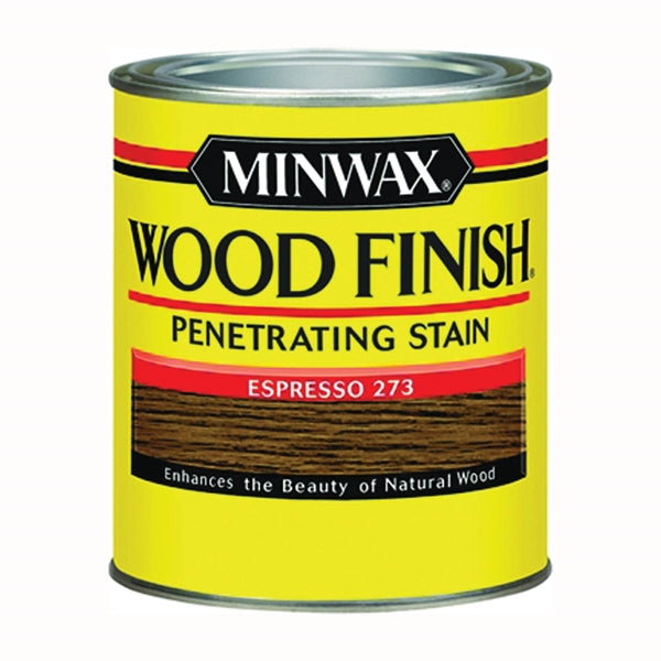 Minwax Wood Finish 227634444 Wood Stain, Espresso, Liquid, 0.5 pt, Can