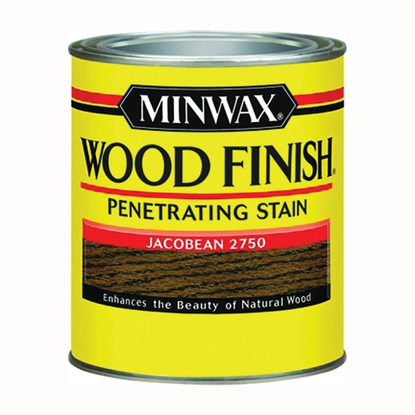 Minwax Wood Finish 227504444 Wood Stain, Jacobean, Liquid, 0.5 pt, Can