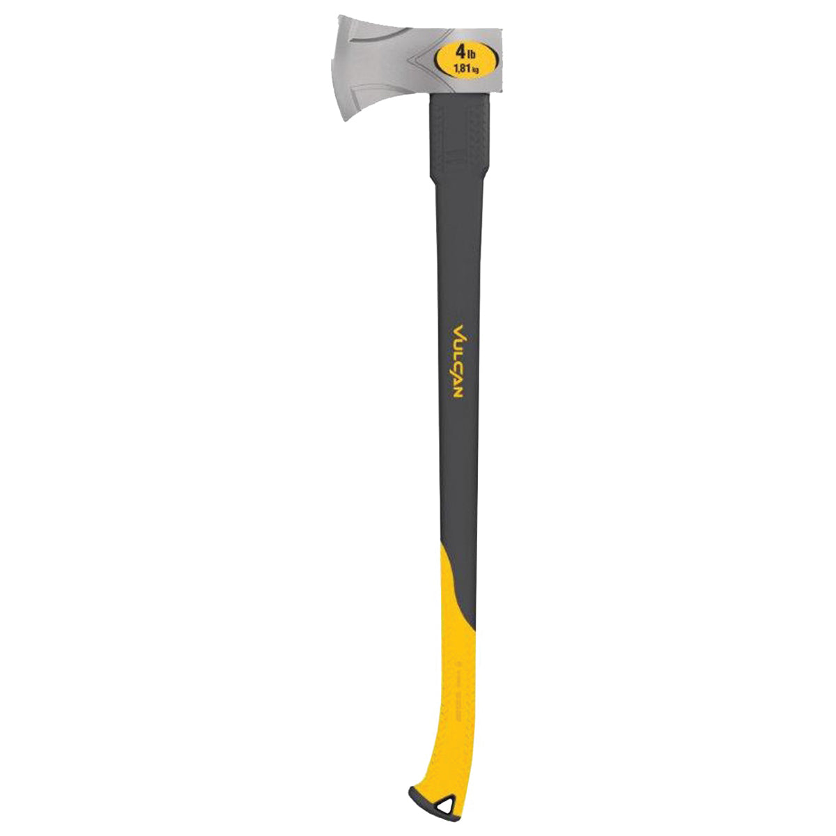 Vulcan 34871 Premium Axe, 4 lb Head, Steel Head, Fiberglass Handle